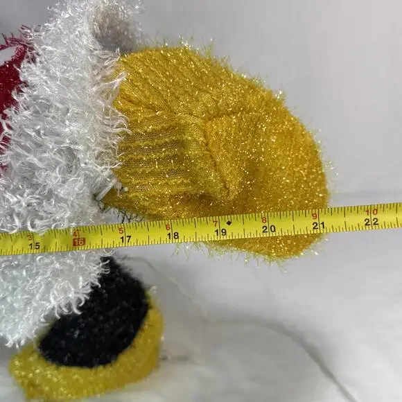 Disney Magic Holiday Minnie Mouse Lighted Tinsel Yard Sculpture Decoration